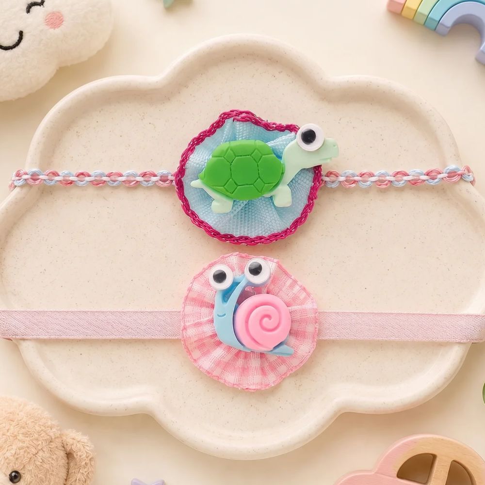 Adorable Kid's Cartoon character Combo Rakhi (Pack Of 2)