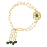 Alluring Pearl & Kundan Lumba Rakhi