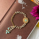 Alluring Pearl & Kundan Lumba Rakhi