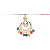 Alluring Pearl & Kundan Lumba Rakhi