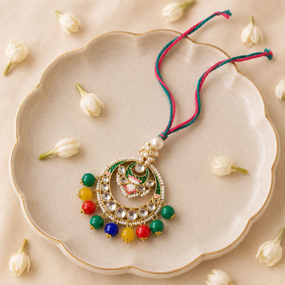 Alluring Pearl & Kundan Bracelet