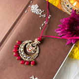 Alluring Pearl & Kundan Lumba Rakhi