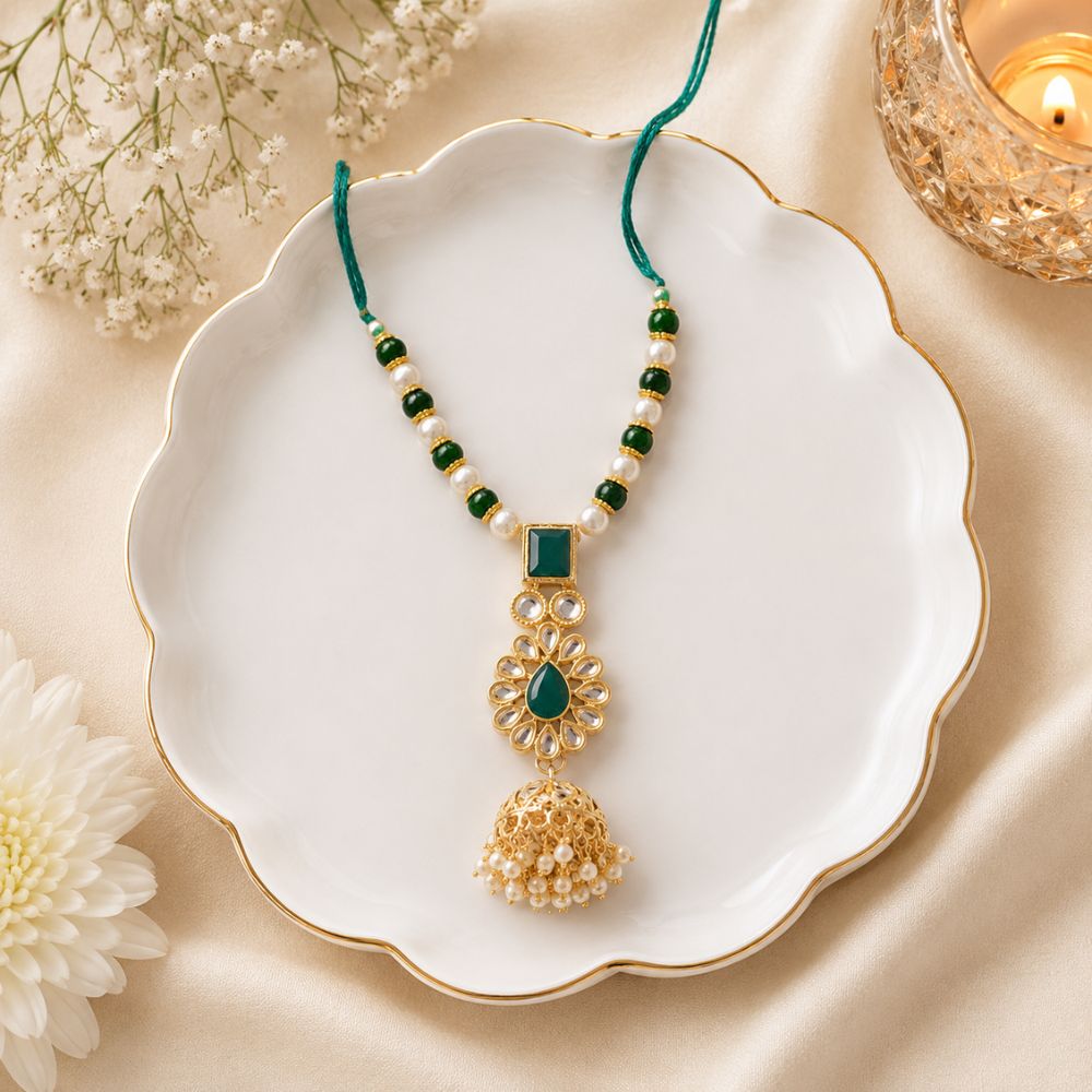 Alluring Pearl & Kundan Bracelet