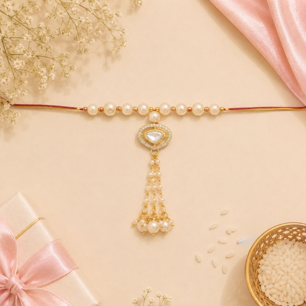 Alluring Pearl & Kundan Bracelet