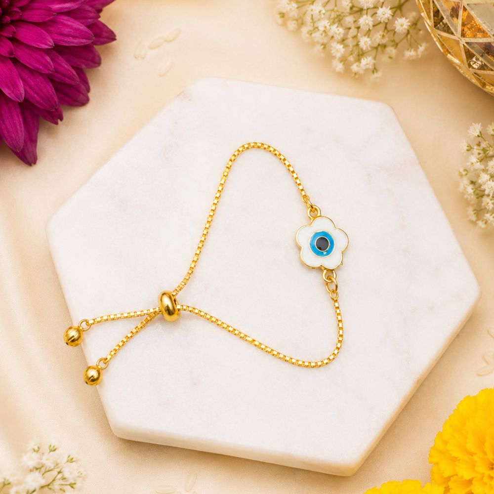 Floral Shape Enamel Bracelet