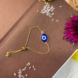 Evil Eye Shape Bhabhi Lumba Bracelet Rakhi