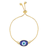 Evil Eye Shape Bhabhi Lumba Bracelet Rakhi