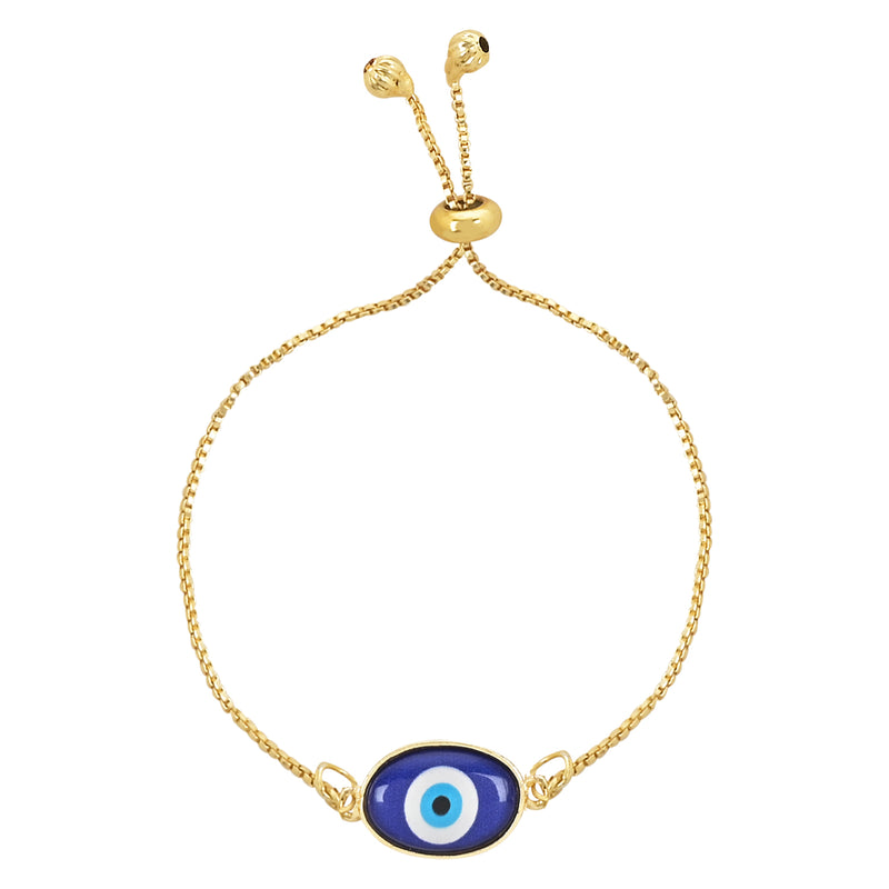 Evil Eye Shape Bhabhi Lumba Bracelet Rakhi