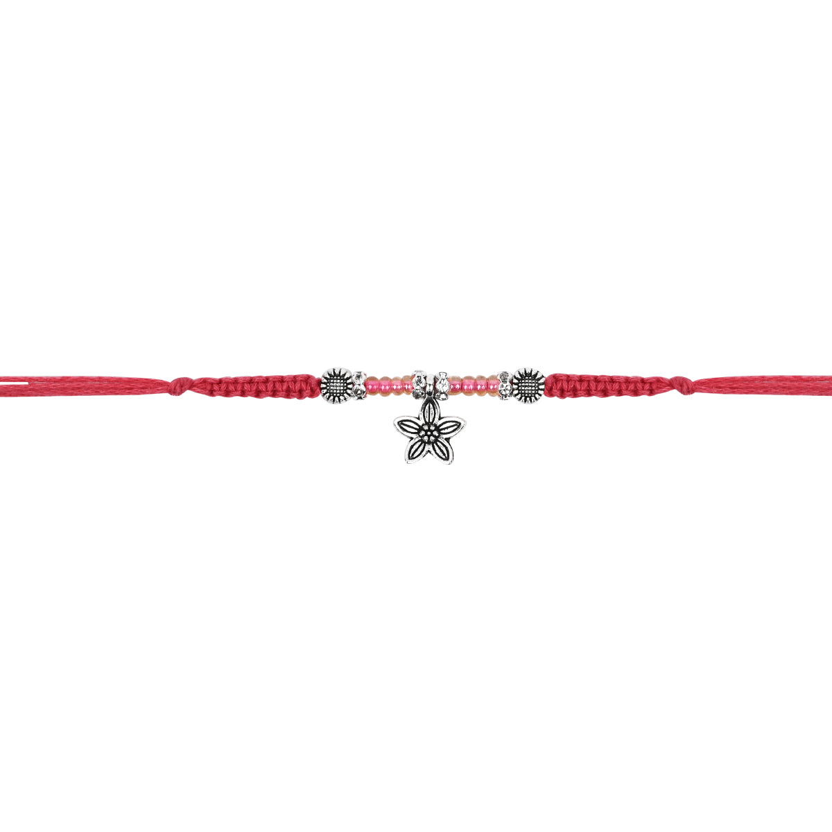Elegantly Crafted Pink Pearl Adjustable Lumba Bracelet
