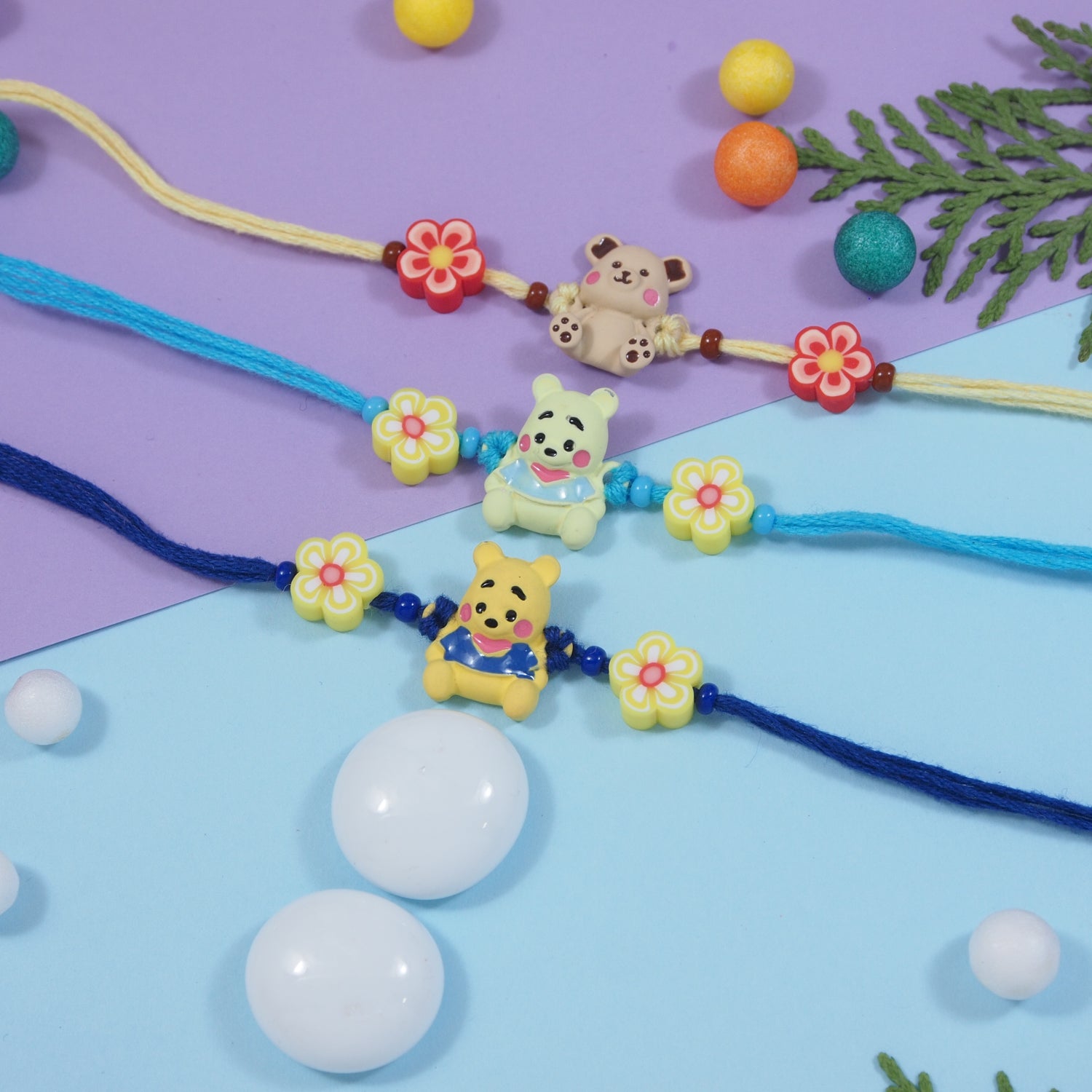 Adorable Kid's Cartoon character Combo Rakhi (Pack Of 2)