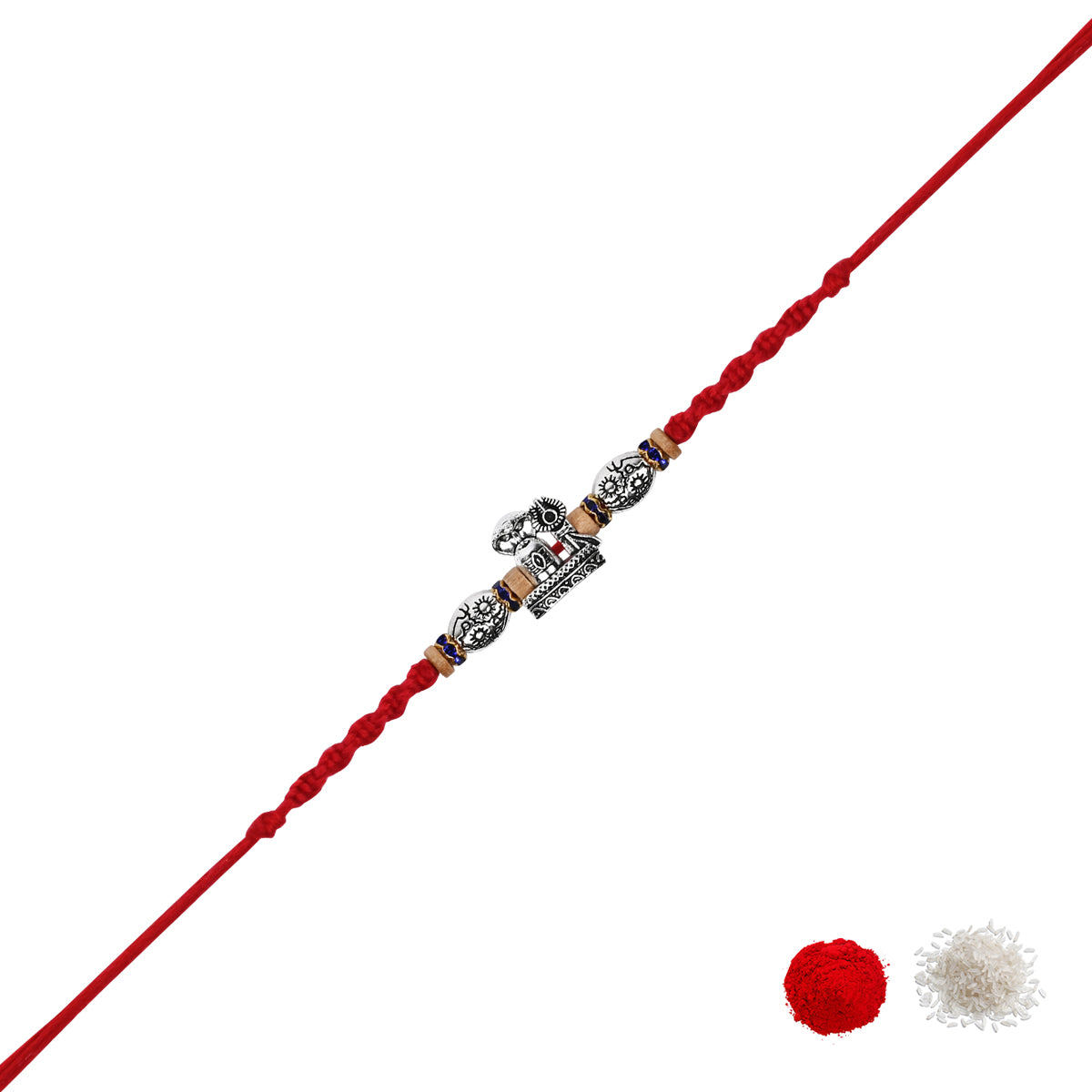 Om Shivling Red Rakhi