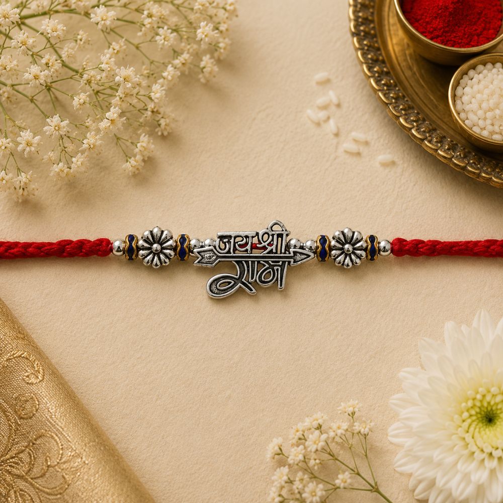 Jai Shree Ram Red Rakhi