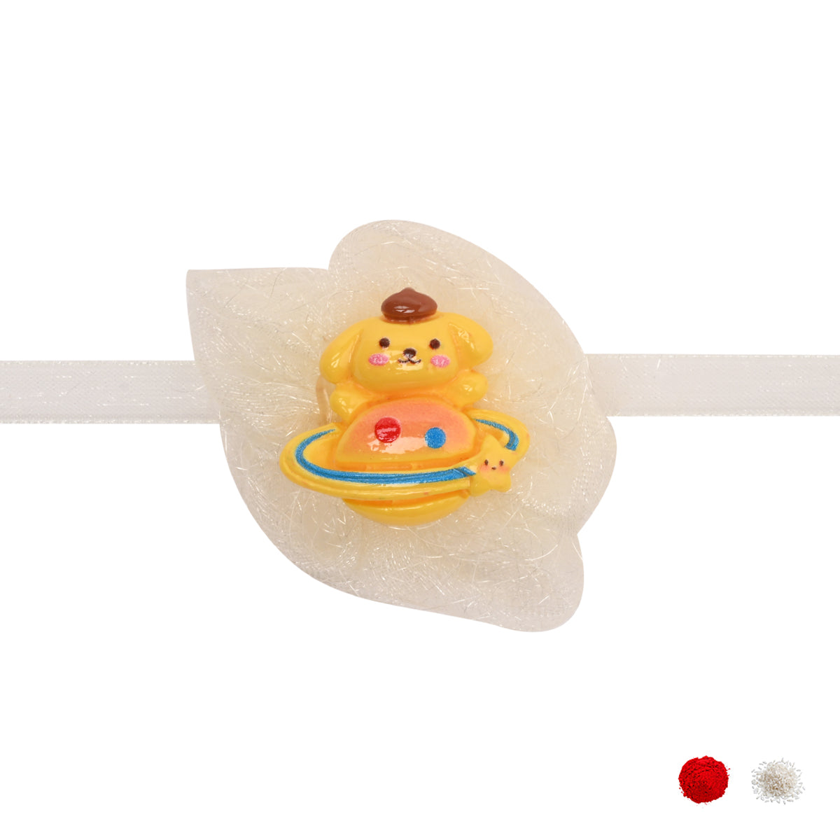 Teddy Bear Rakhi with Roli Chawal & Rakshabhandan Card