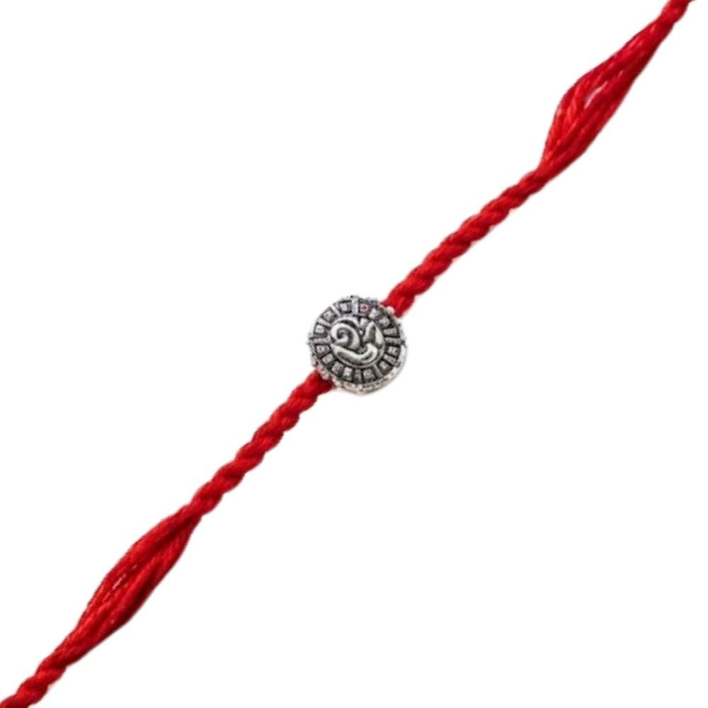 Om Rakhi with Roli Chawal & Rakshabandhan Card