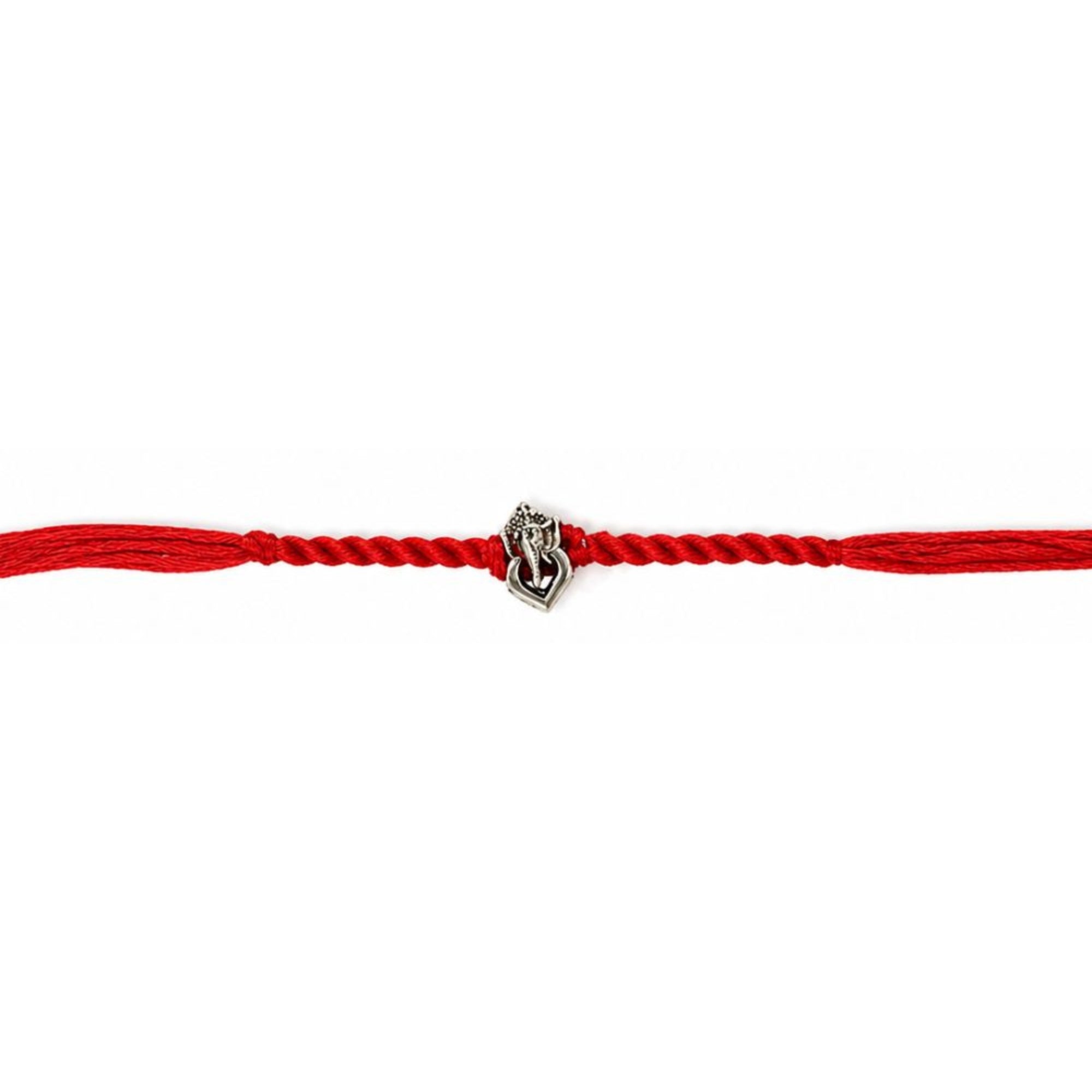 Minimal Bappa Rakhi with Roli Chawal & Rakshabandhan Card