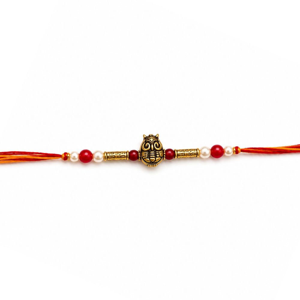 Trishul Rakhi with Roli Chawal and Rakshabandhan card