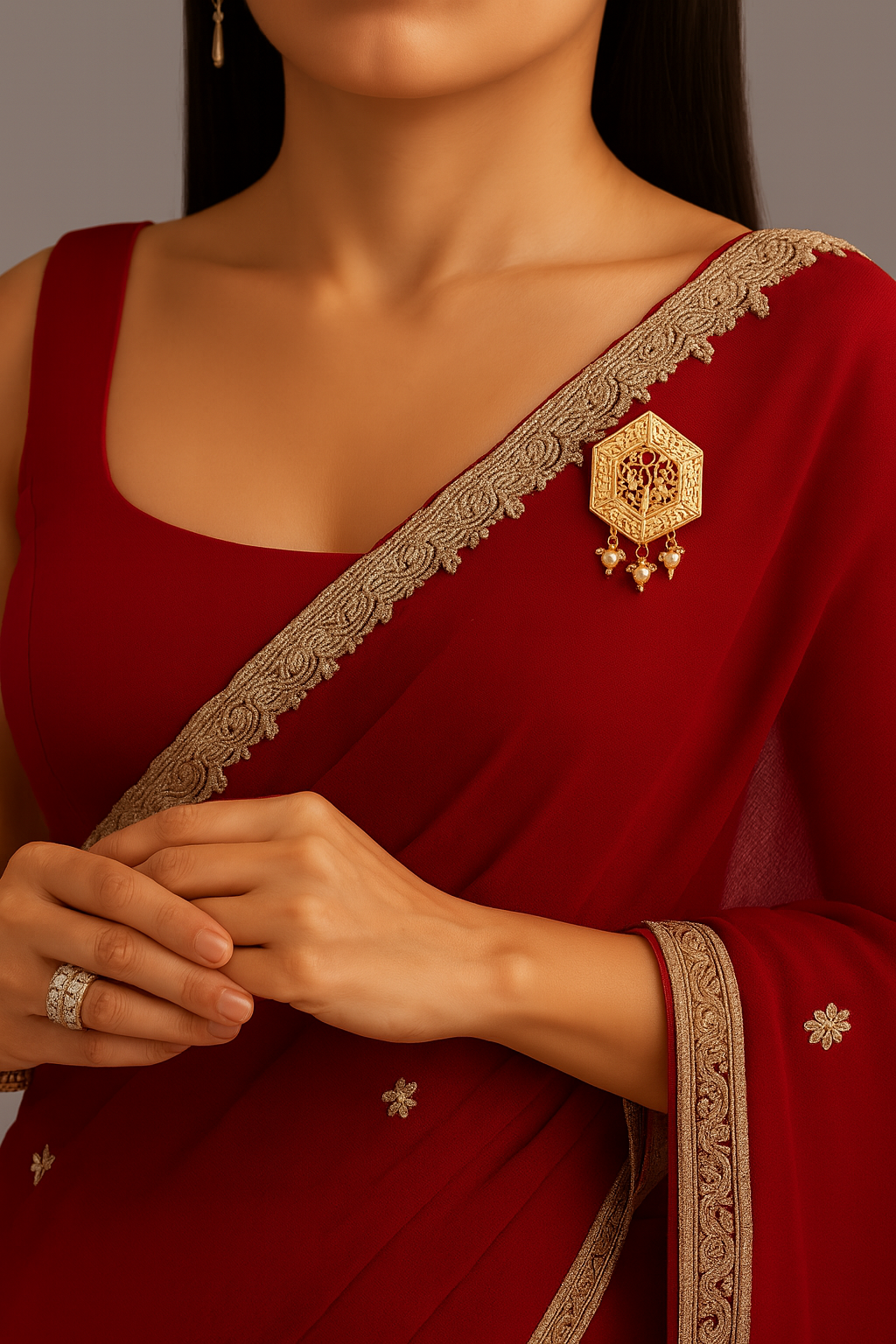 Darshika Saree Pin