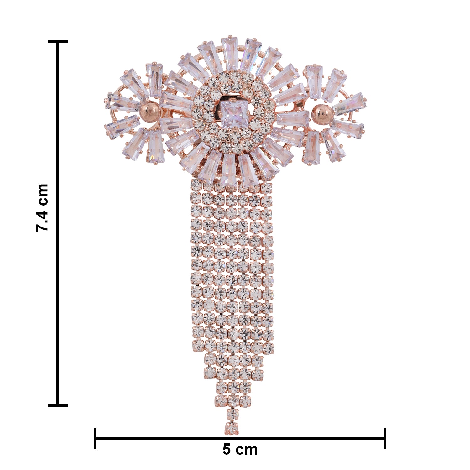 Neil - Rose Gold Brooch