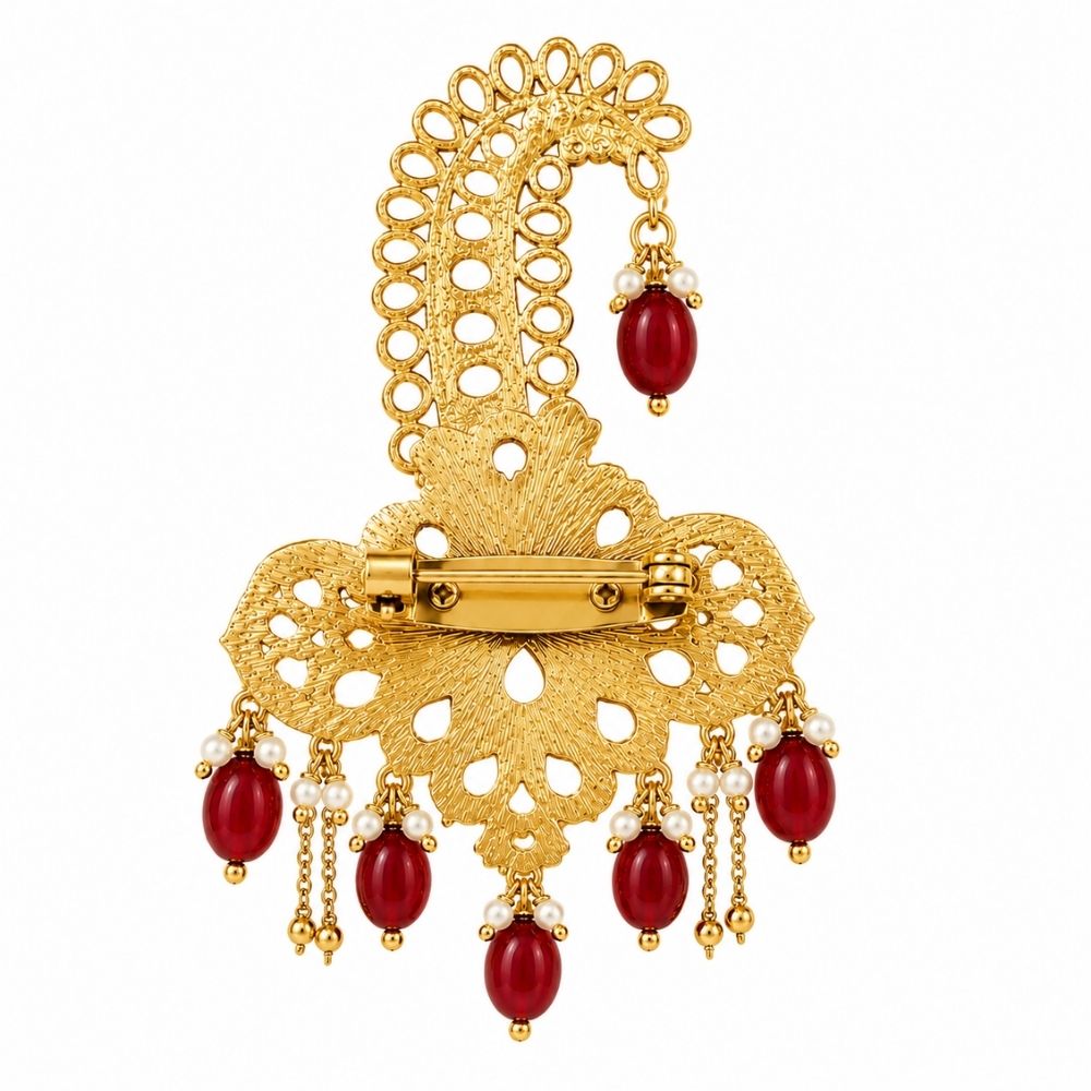 Vihir-Ruby Pearl Turban Kalangi