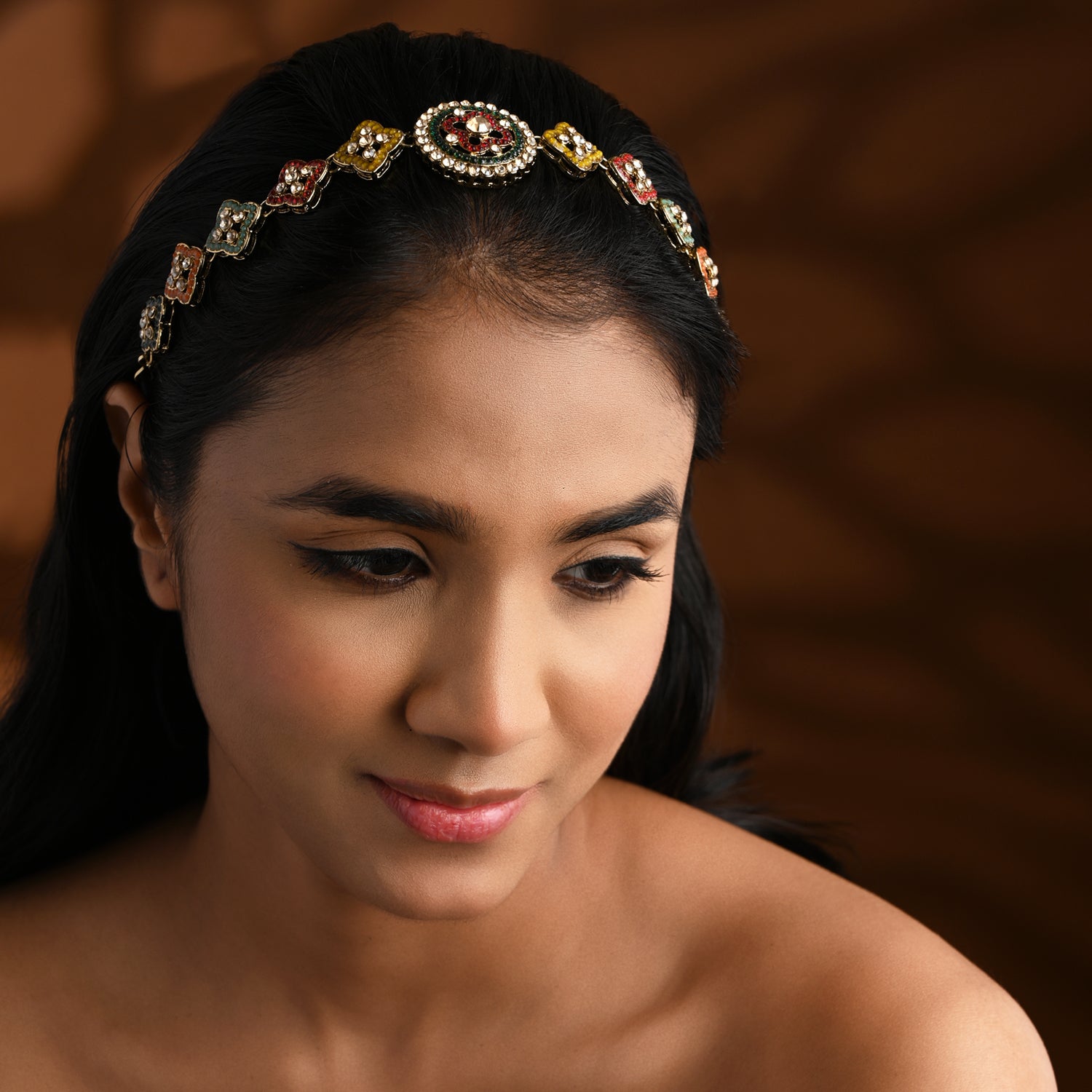 Glanya -  Multicolor Sheeshpatti