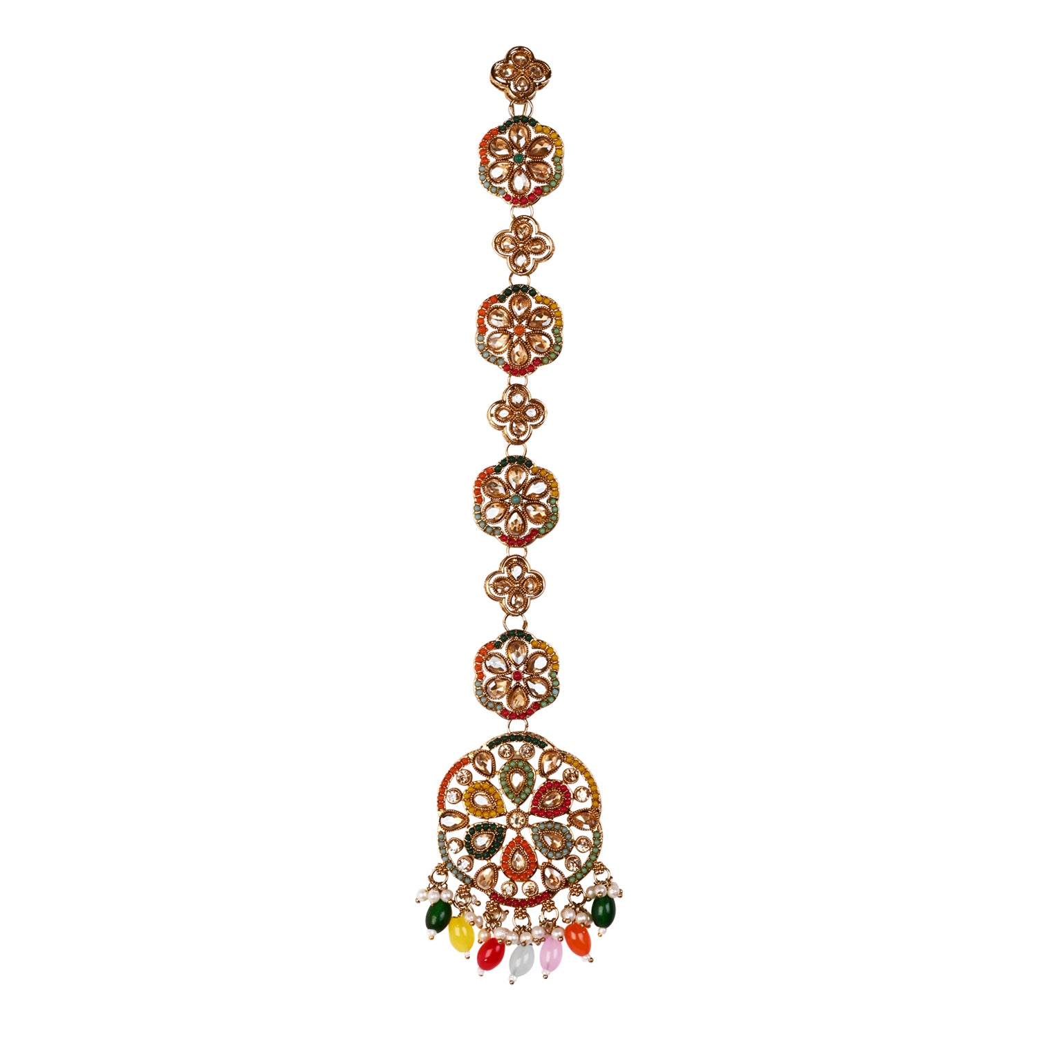Inira -  Multicolor Maang Tikka