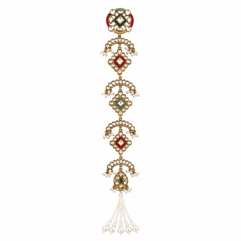 Adyansi- Multi-Color Kundan Punjabi Paranda