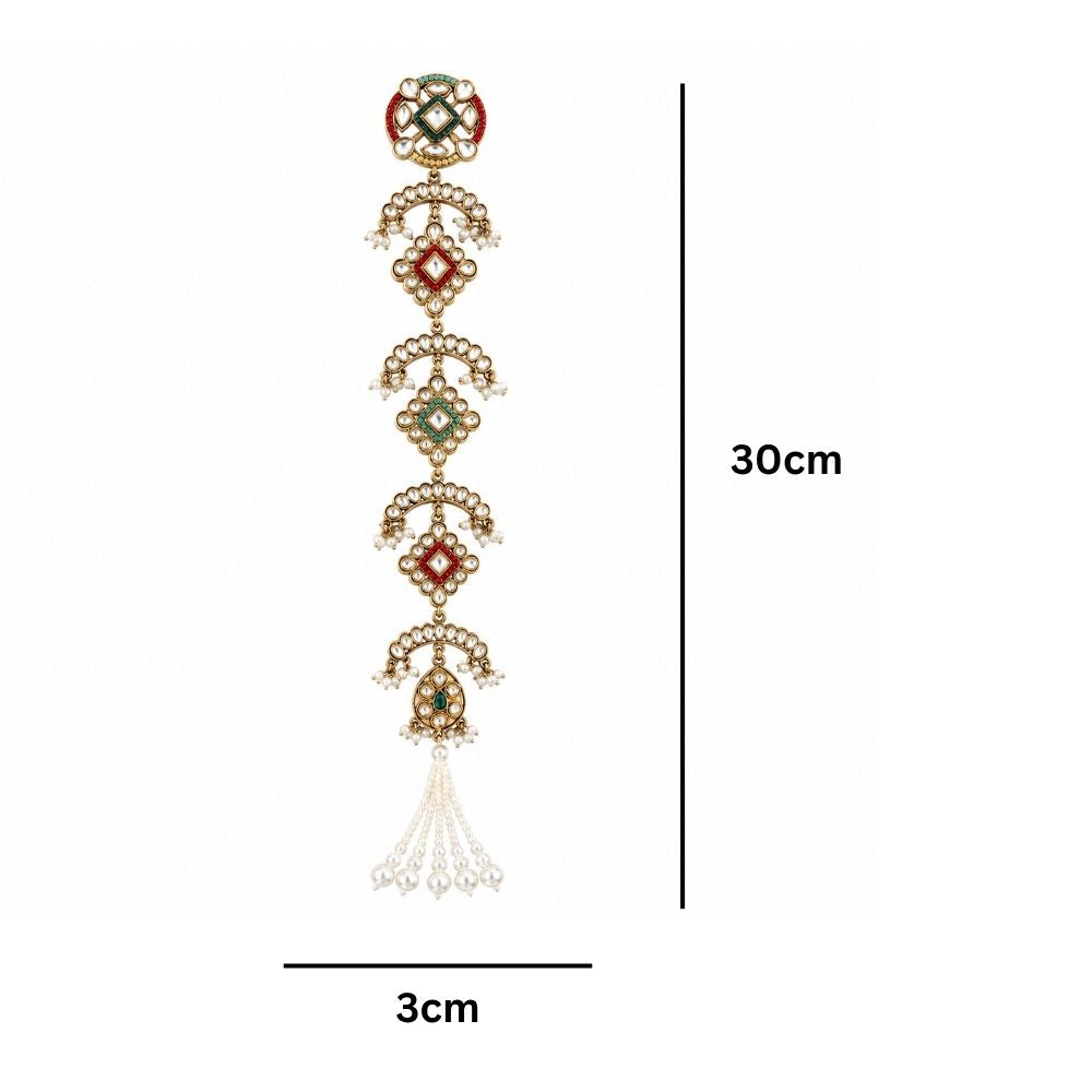 Adyansi- Multi-Color Kundan Punjabi Paranda