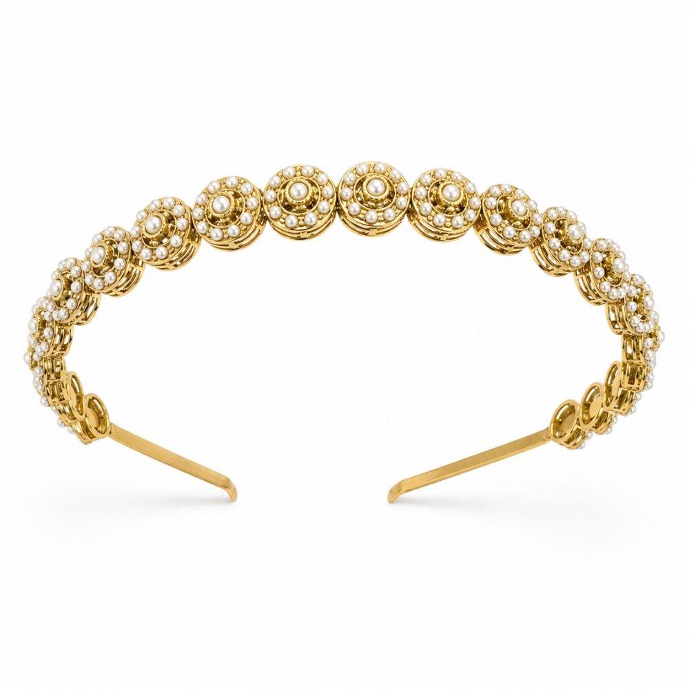 Medhavi-  Pearl Studded Hair Band