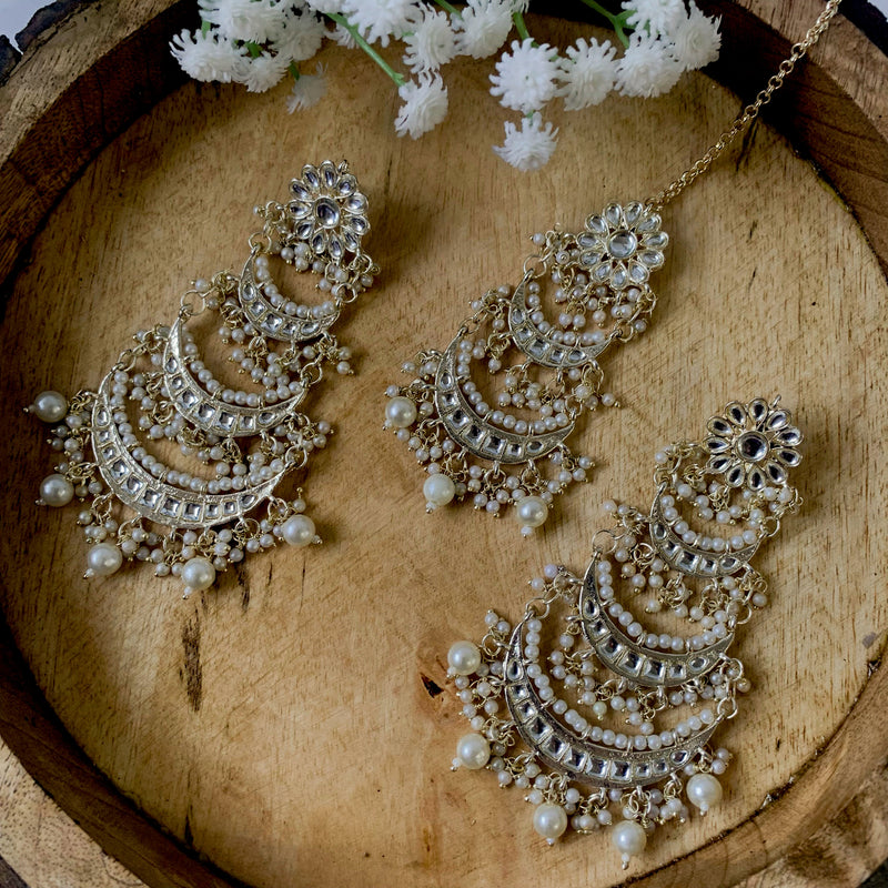 Nigar MaangTikka Earrings Set