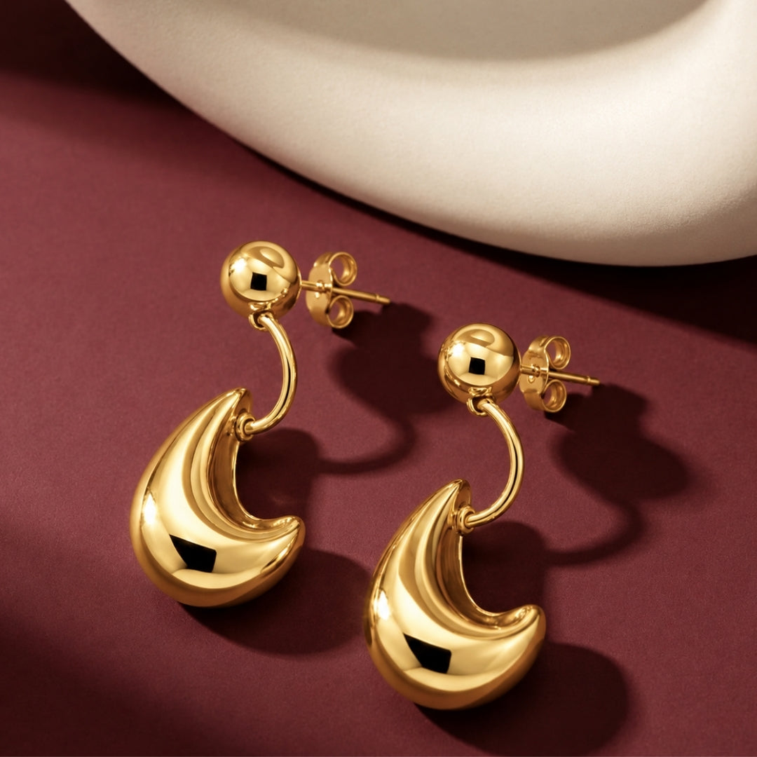 Aurelia - Sculptural Drop Earrings