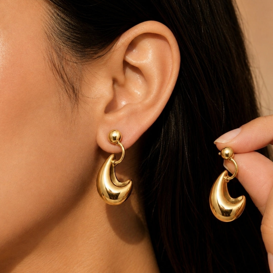 Aurelia - Sculptural Drop Earrings