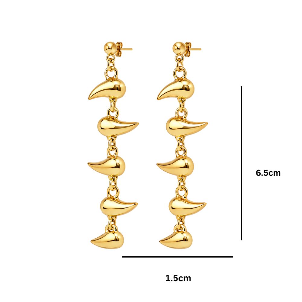 Lyra- Abstract Drop Dangler Earrings