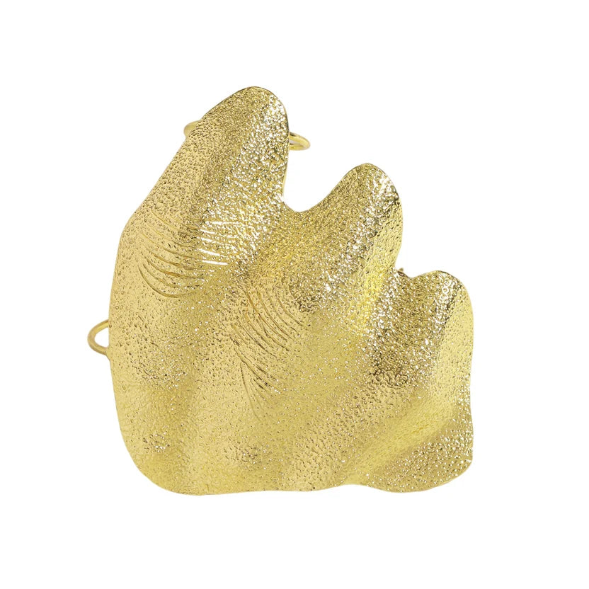 Kiara-Wavy Petal Statement Ring For Women