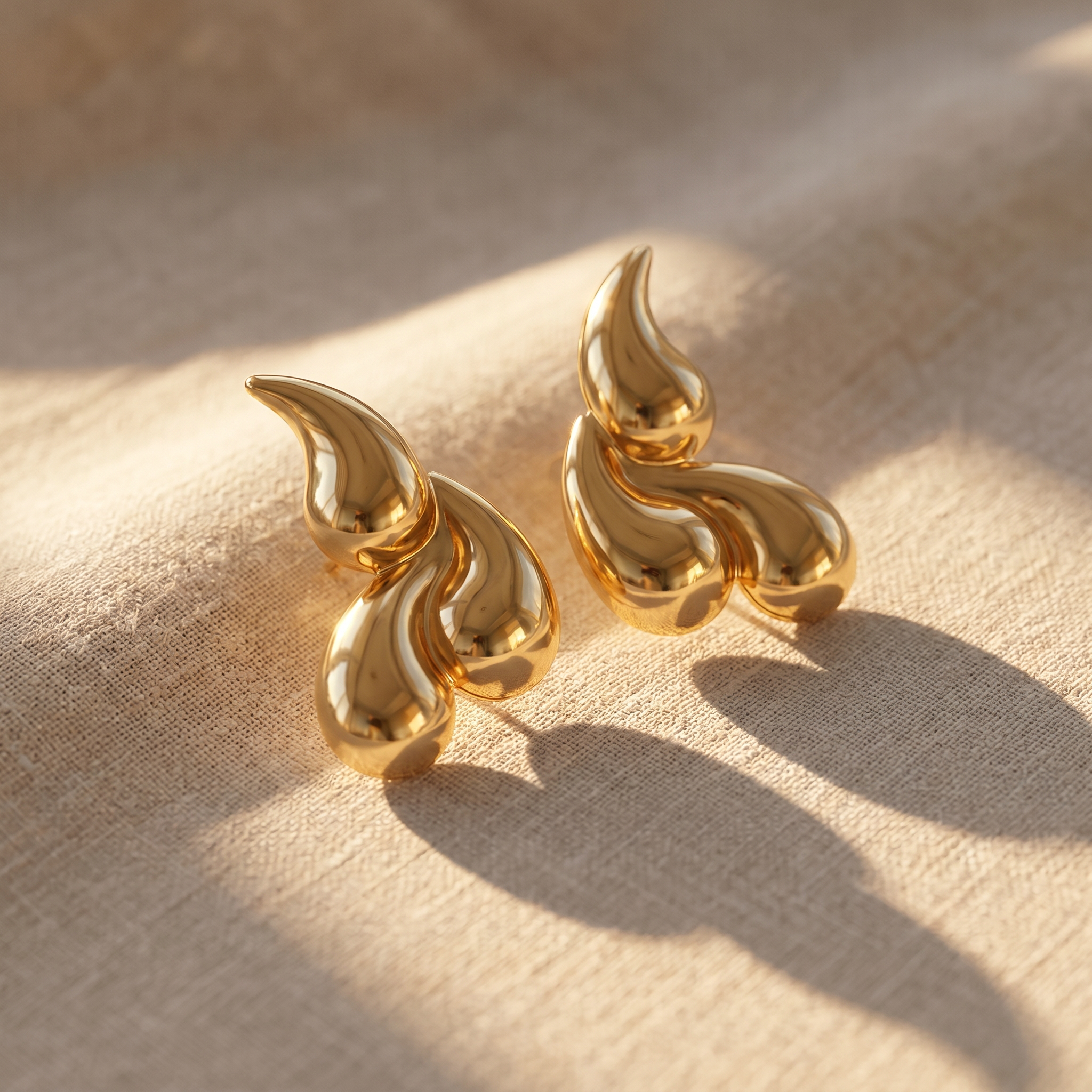 Camryn Gold Statement Earrings