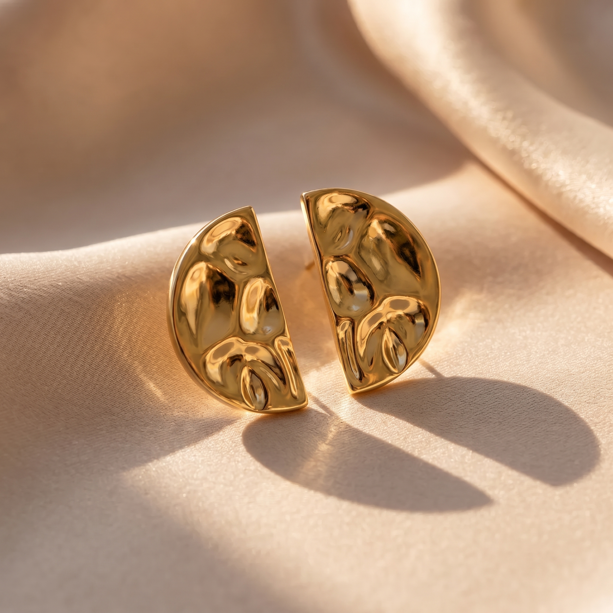 Ashley Gold Statement Earrings