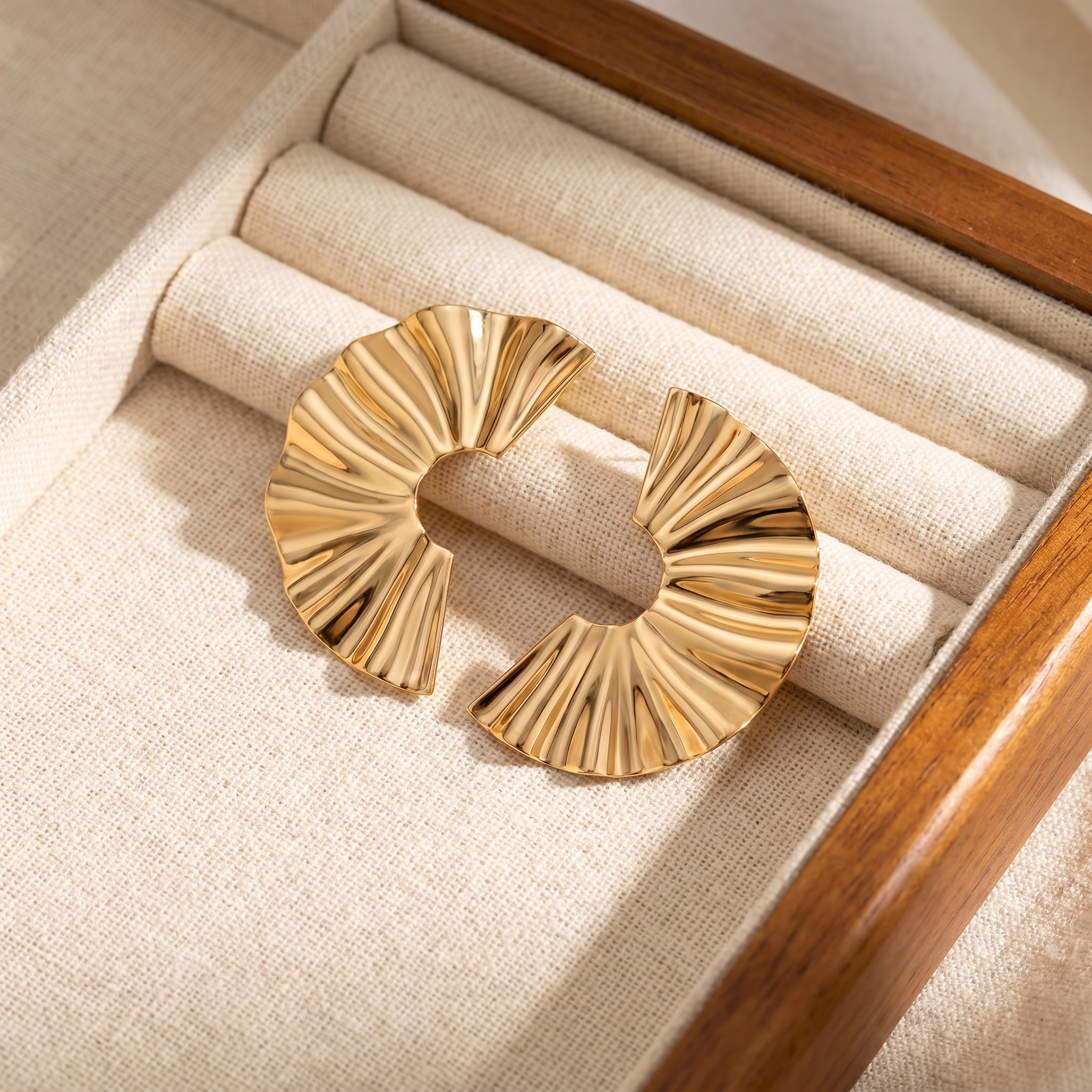 Kylie Gold Statement Earrings