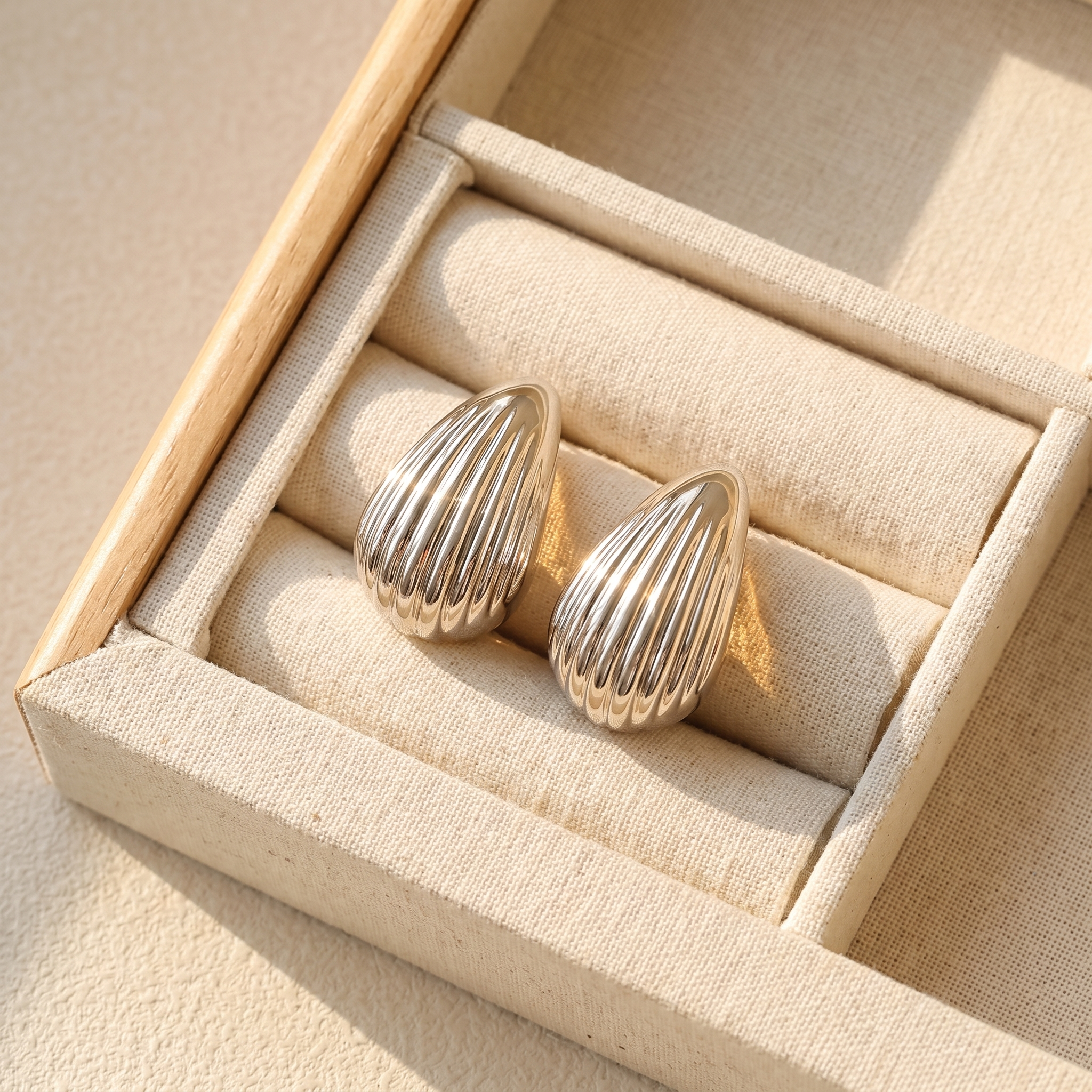 Alana Silver Studs