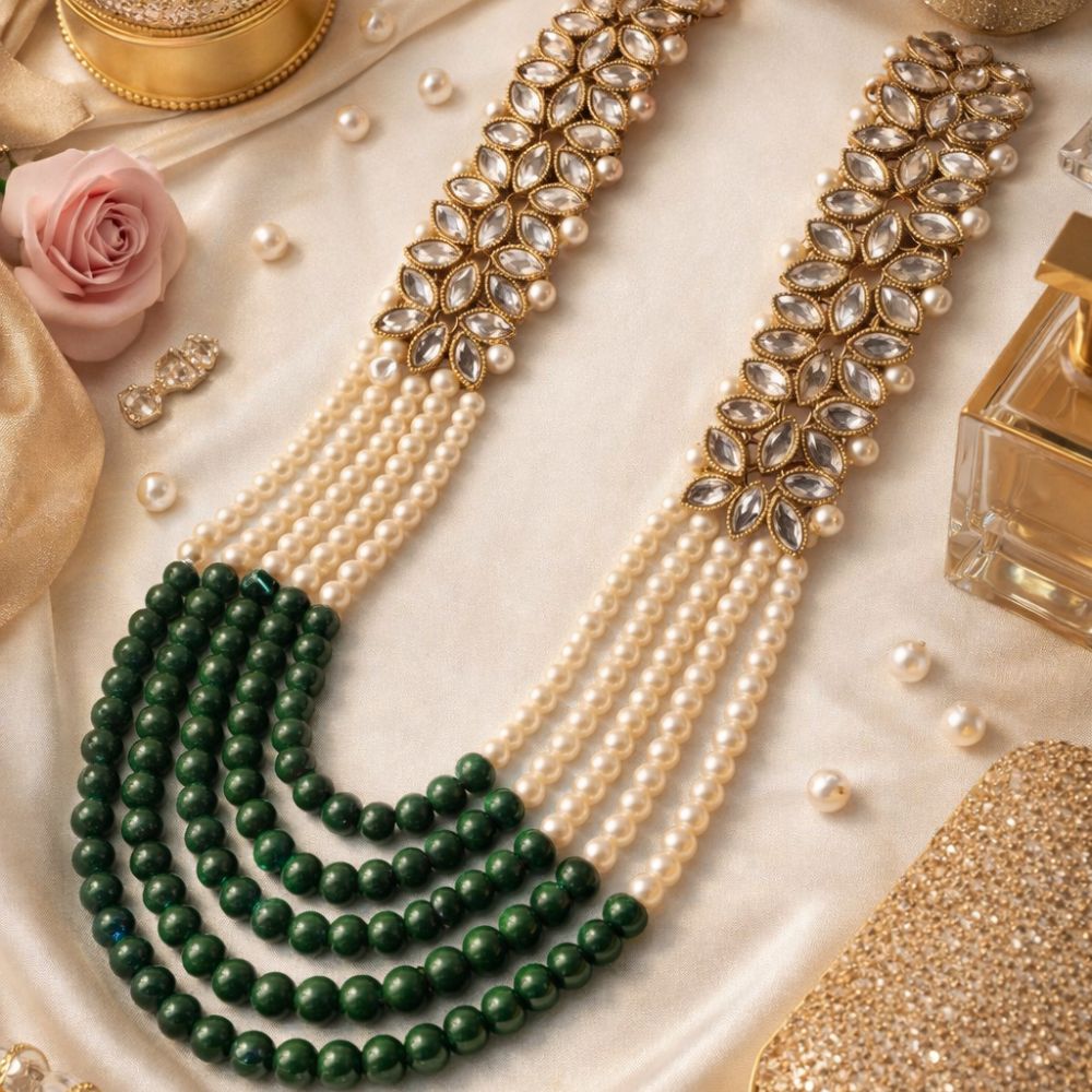 Abhishek Green Necklace