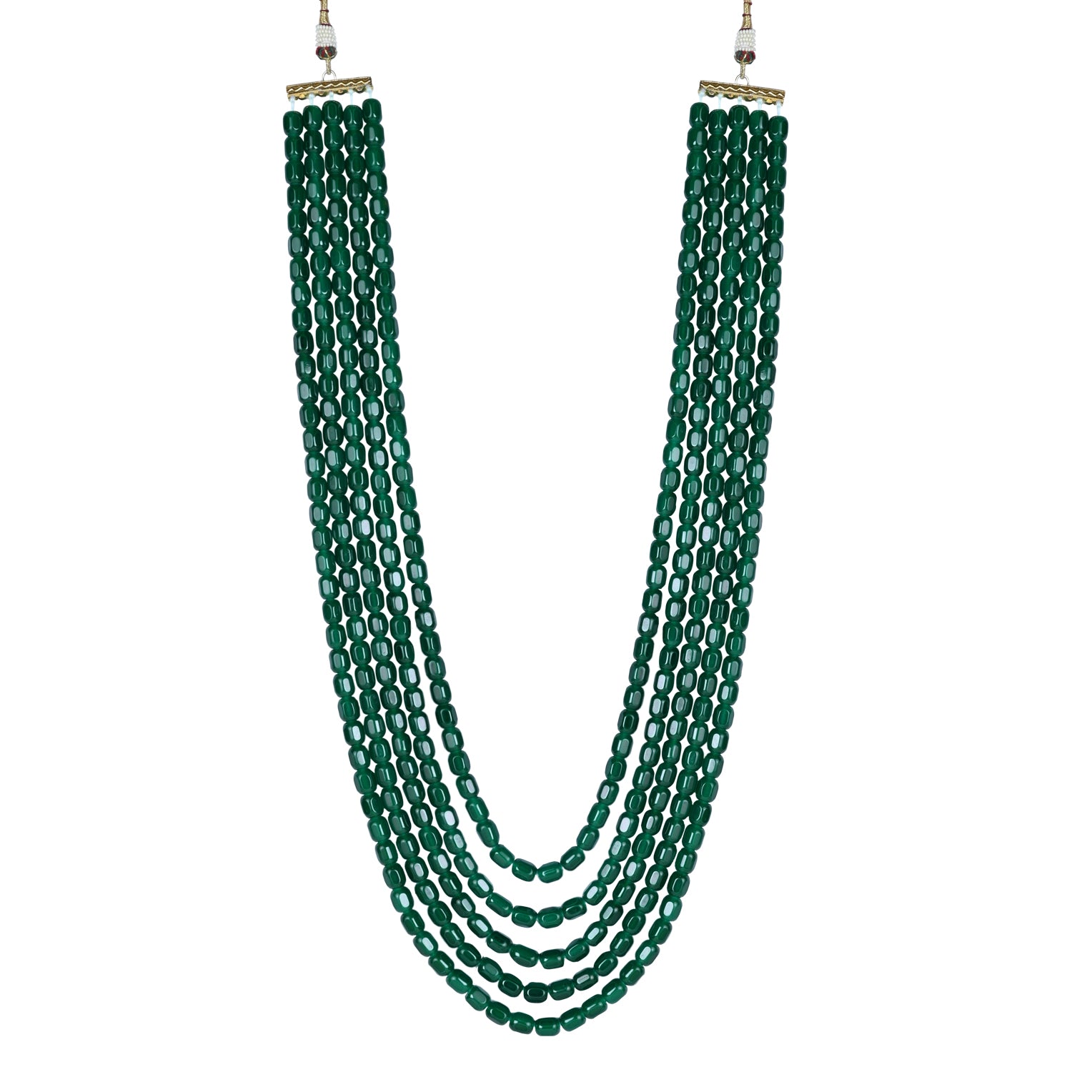 Kush Green Necklace For Men