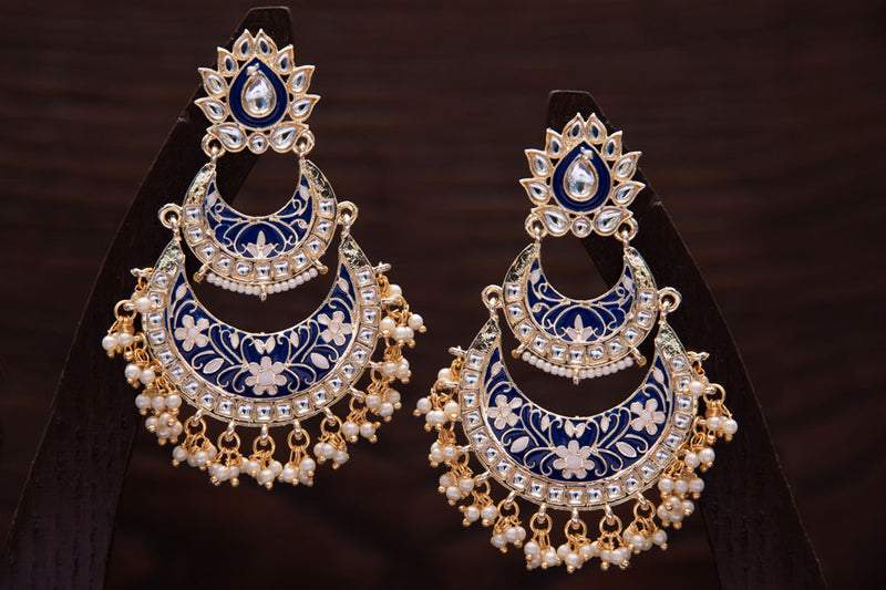 Mumtaz Blue Earrings