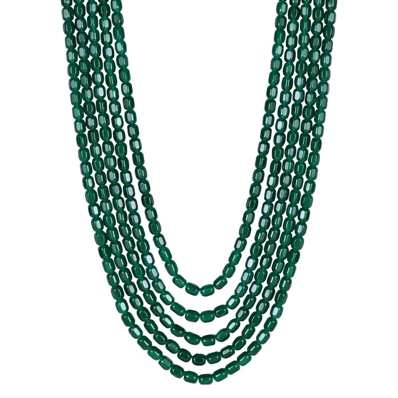 Kush Green Necklace For Men