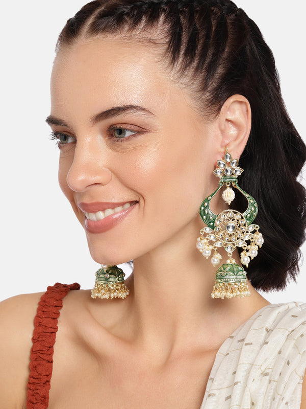 Gulnar Green Earrings