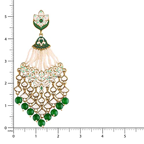 Leela Green Earrings