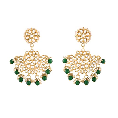Sadika Green Earrings