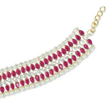 Nihira Pink Anklets