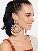 Pihu Maroon Earrings