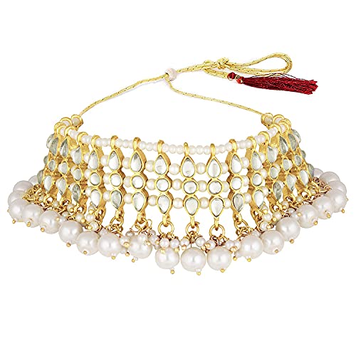 Hetvi White Choker Set