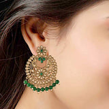 Rashika Green Earrings