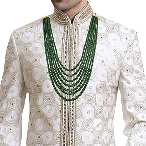 Atharva Green Necklace For Men