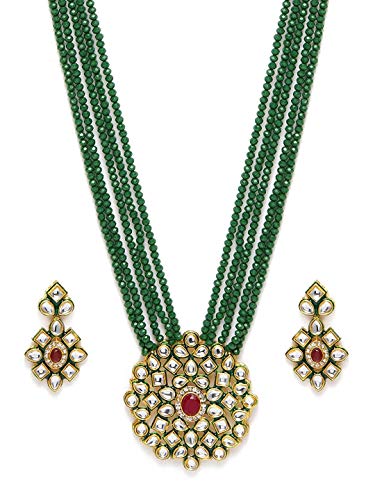 Anandi Green Necklace Set